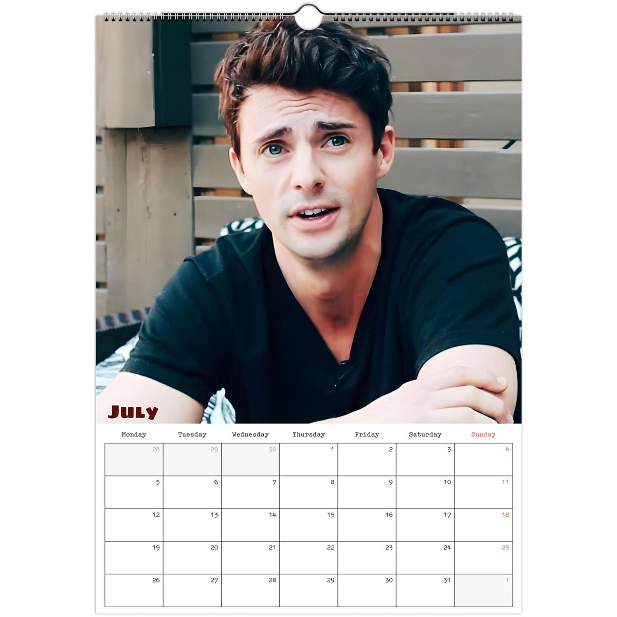 Matthew Goode Calendar 2027 July photo