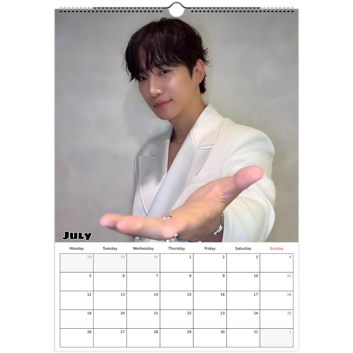 July Jun‑ho Calendar photo 