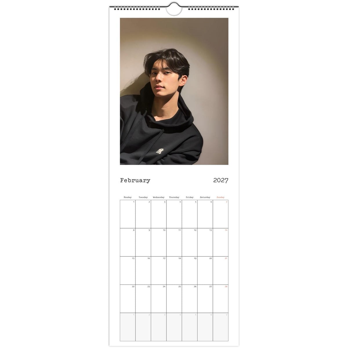 Lee Chae‑min calendar February photo