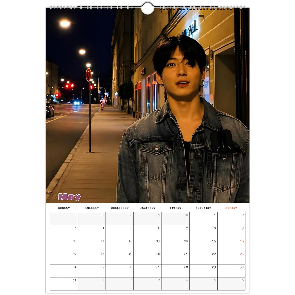 Jungkook Calendar 2027 May photo
