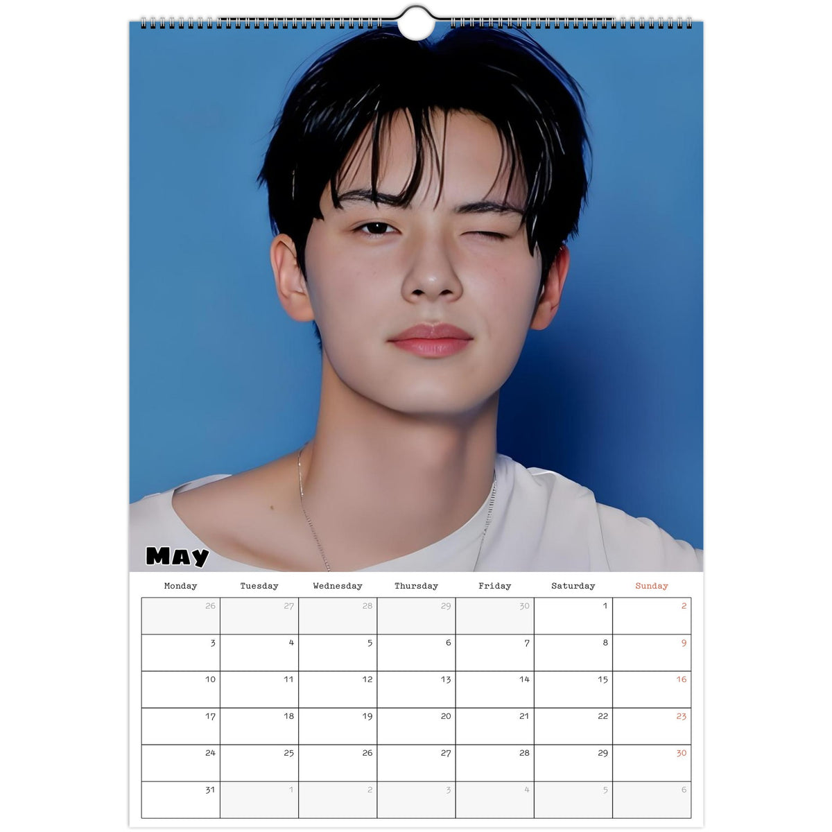 Lee Chae‑min calendar May photo