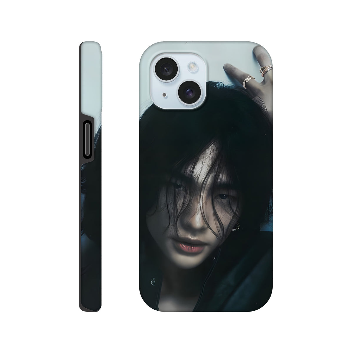 Dual‑layer Hyunjin iPhone cover with sleek design