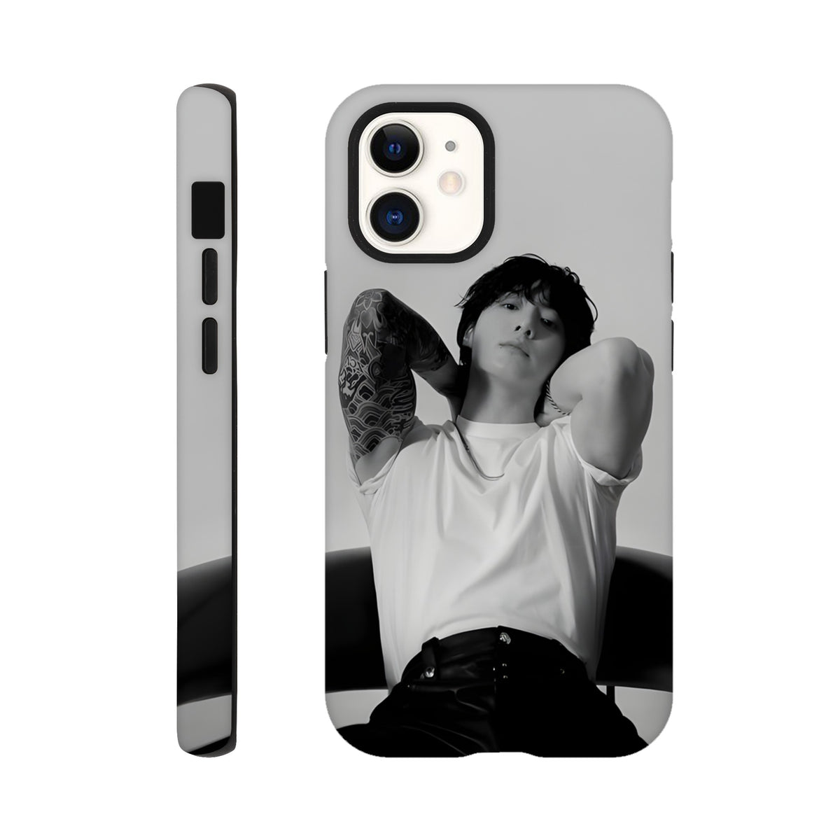 Protective iPhone tough case with Jungkook K‑pop artwork