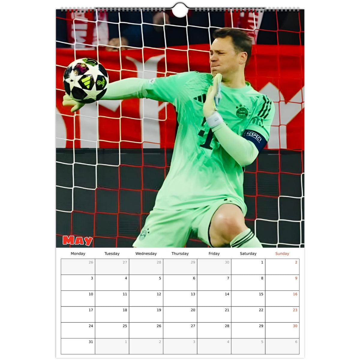 Bayern  Munich Calendar 2027 May photo