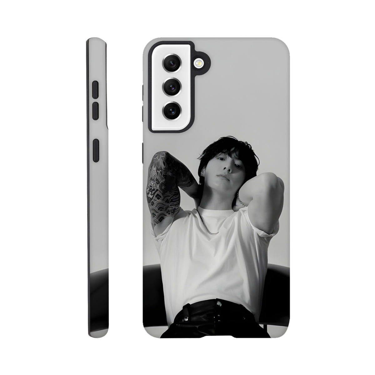 BTS Jungkook Samsung cover with scratch‑resistant finish