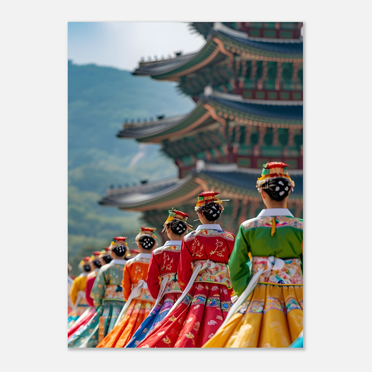 Classic Korea poster featuring traditional cultural design