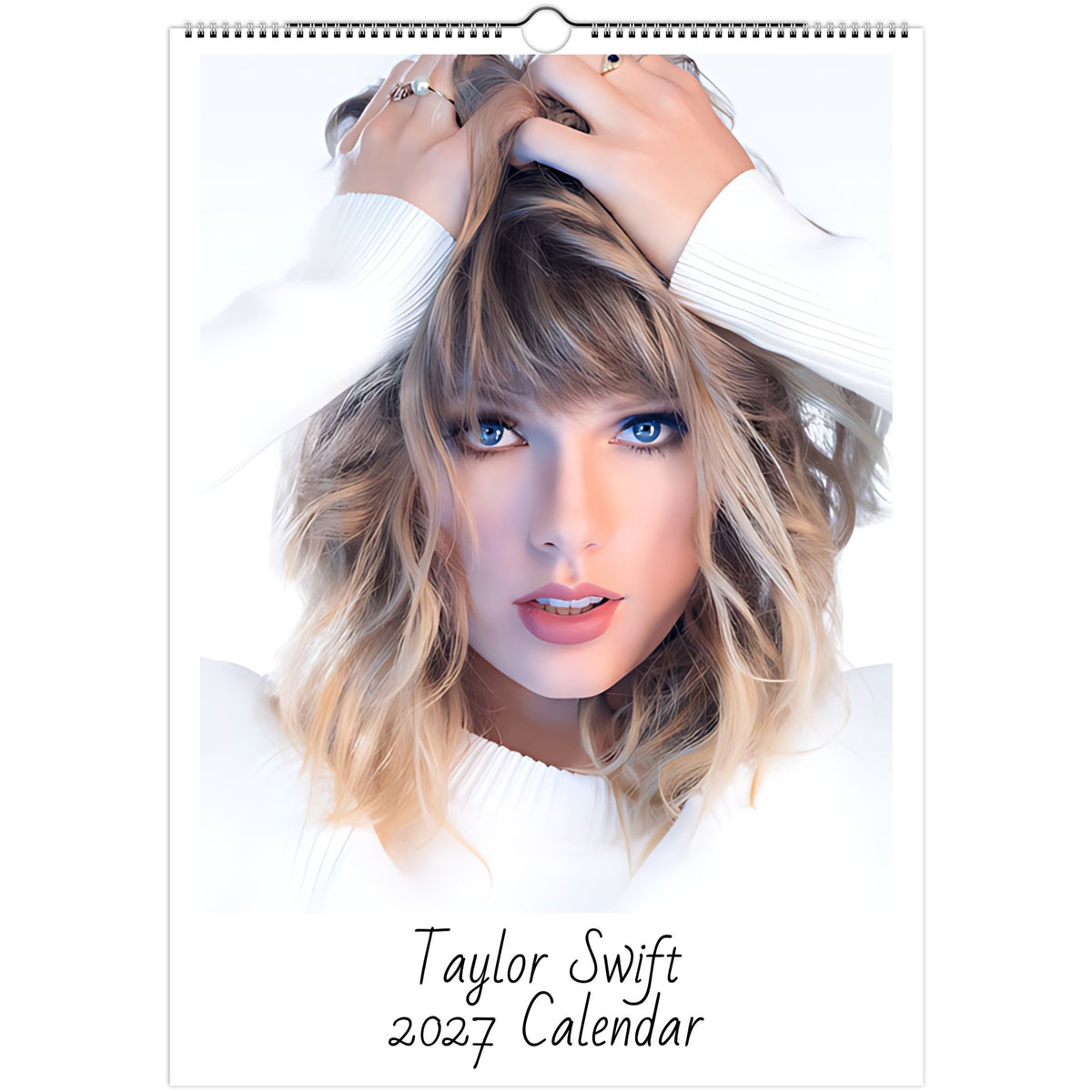 Taylor Swift 2027 A3 wall calendar cover