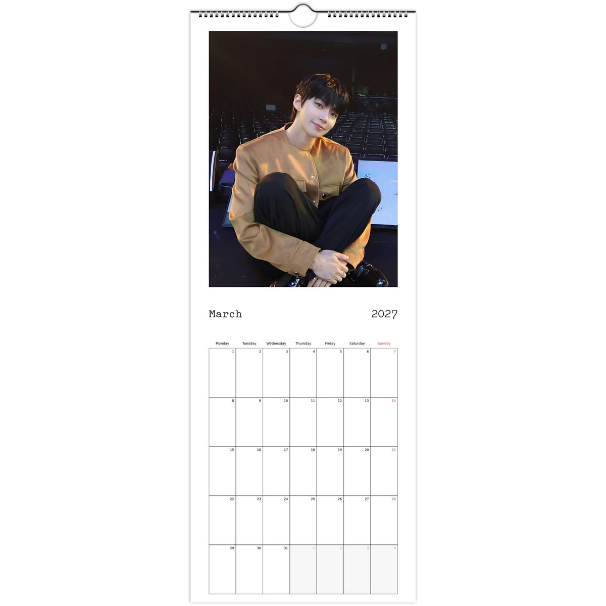 Hwang In‑youp calendar March photo