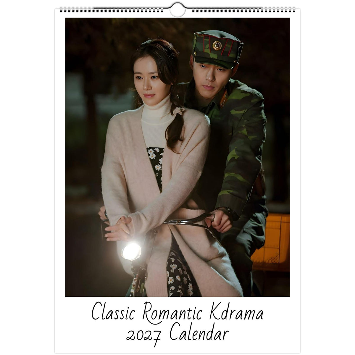Classic Romantic K-Drama 2027 A3 wall calendar cover