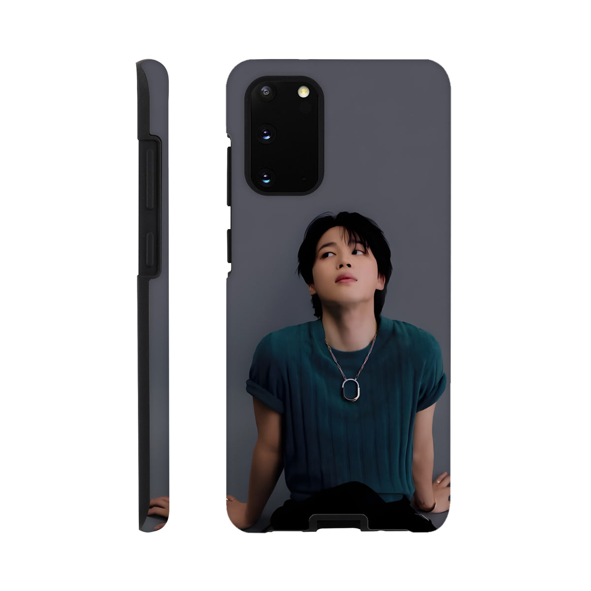 Jimin Samsung phone case featuring durable shockproof design