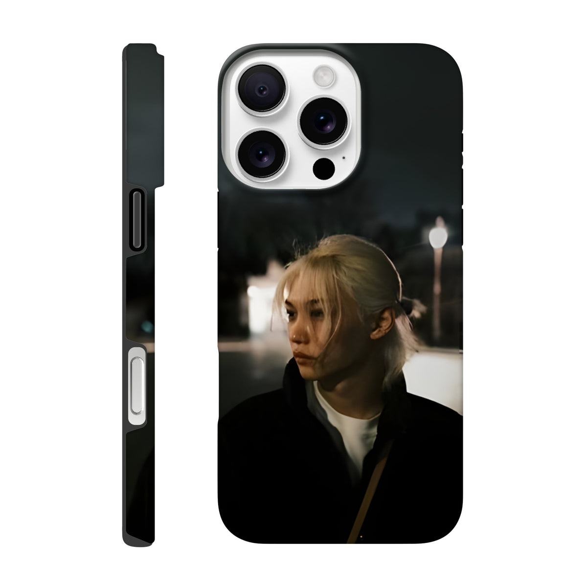 Felix Stray Kids iPhone tough case with dual‑layer protection