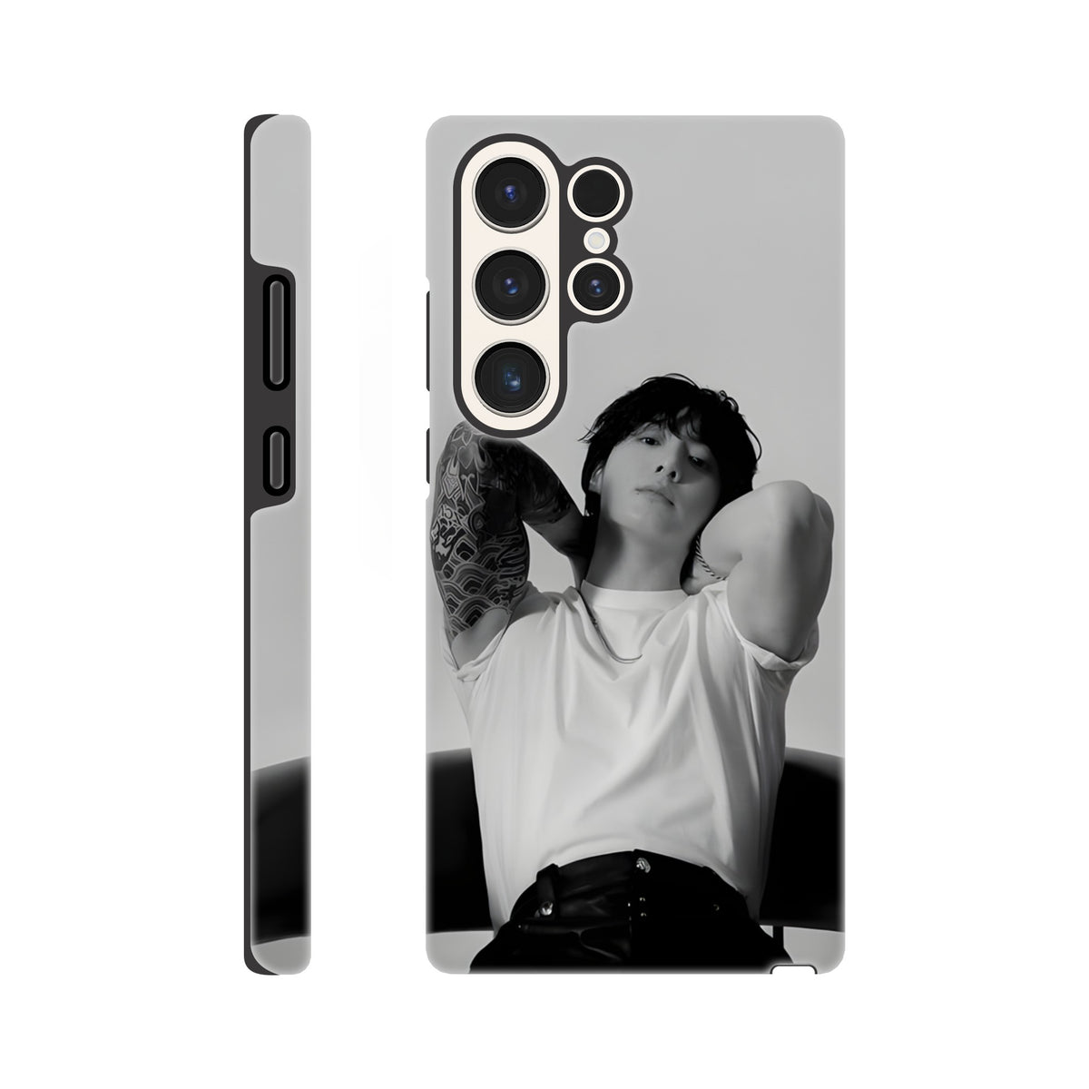 Jungkook Samsung phone case with premium dual‑layer materials