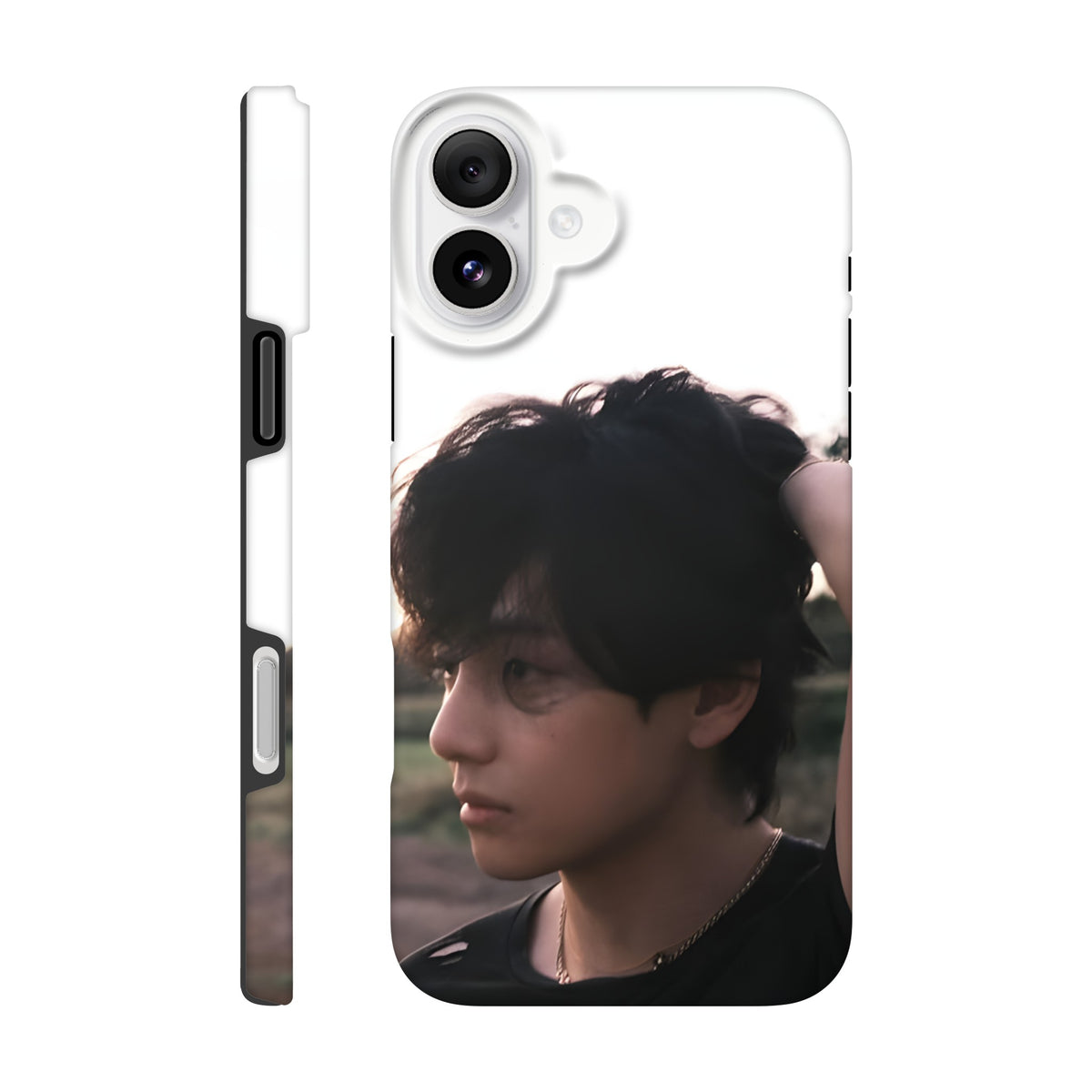 Shock‑absorbing V iPhone case with impact‑resistant layers