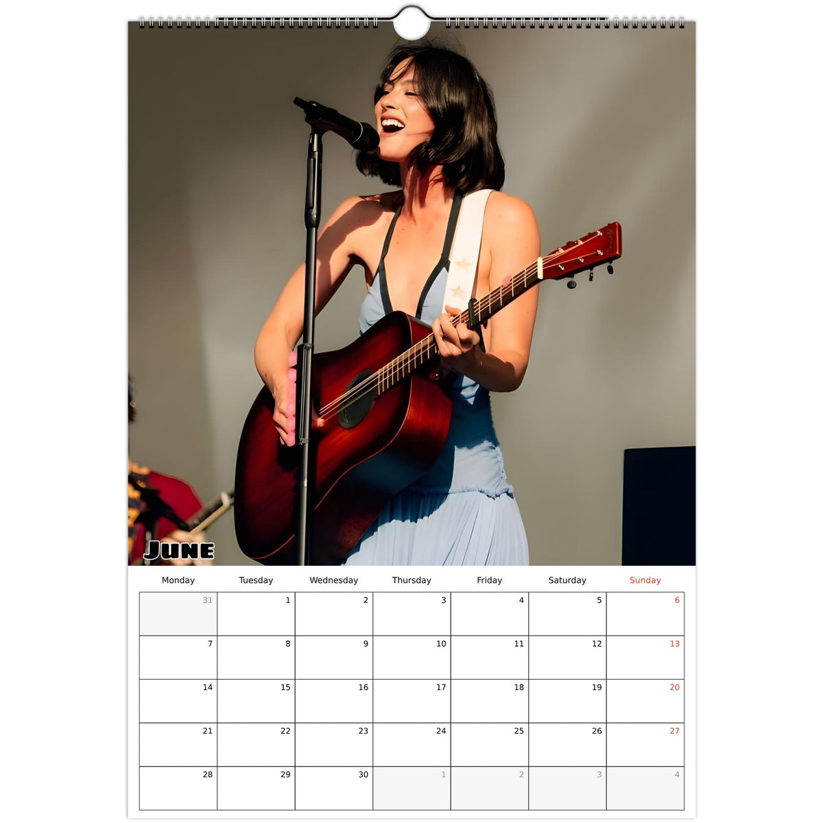 June Gracie Abrams Calendar photo 