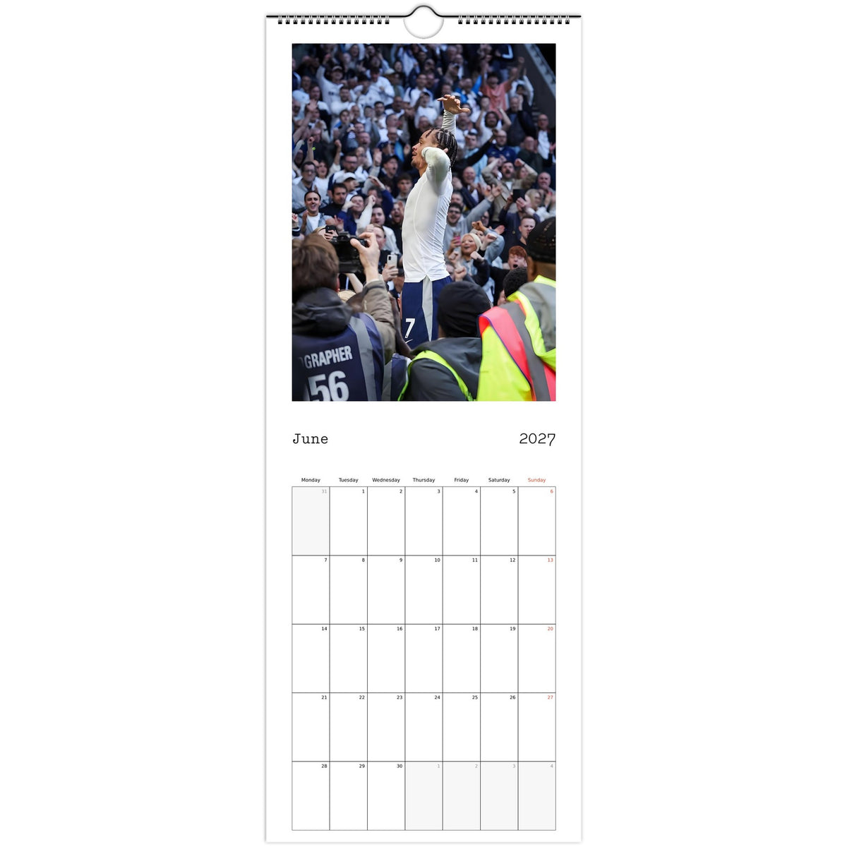 Tottenham calendar June photo