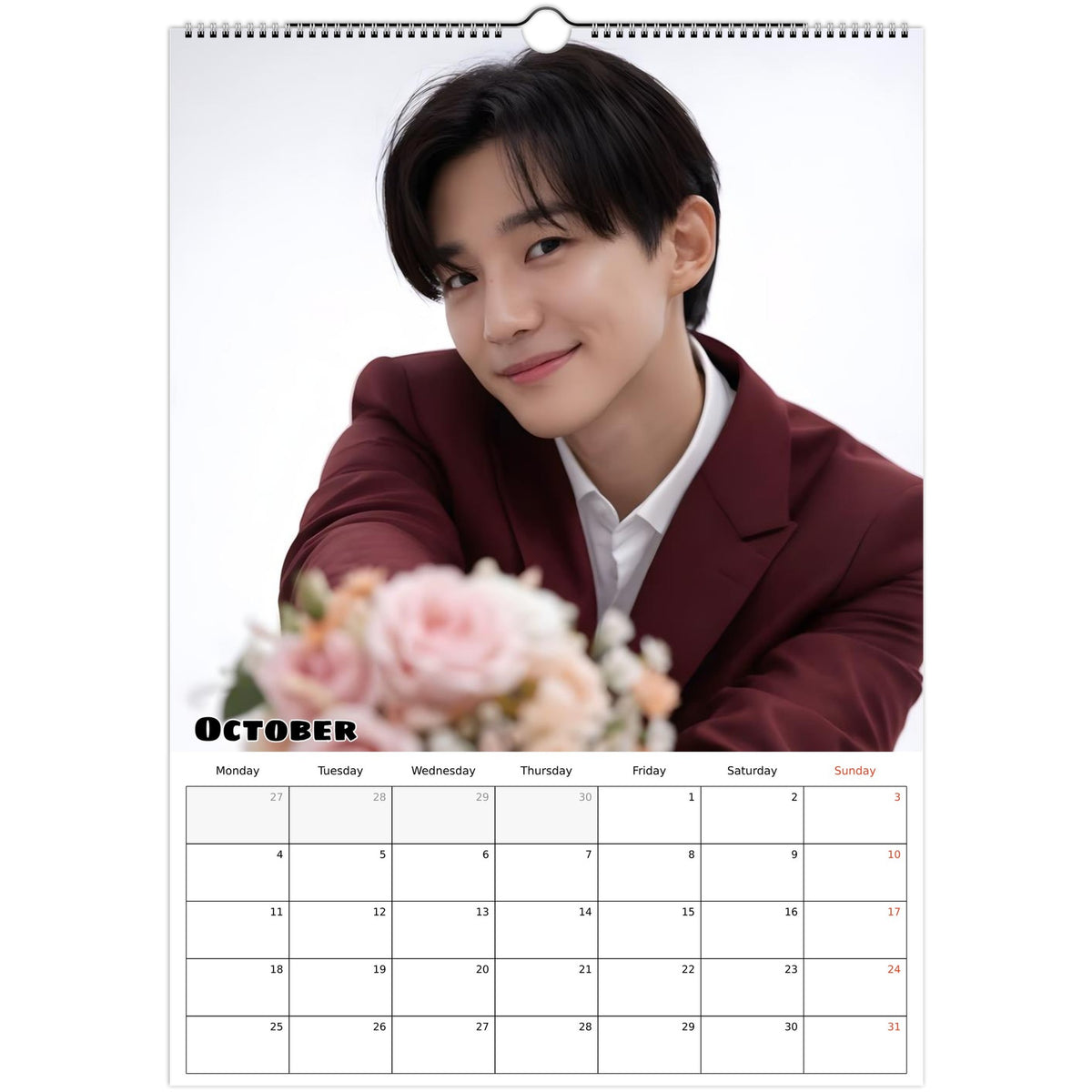 October Jun‑ho Calendar photo 