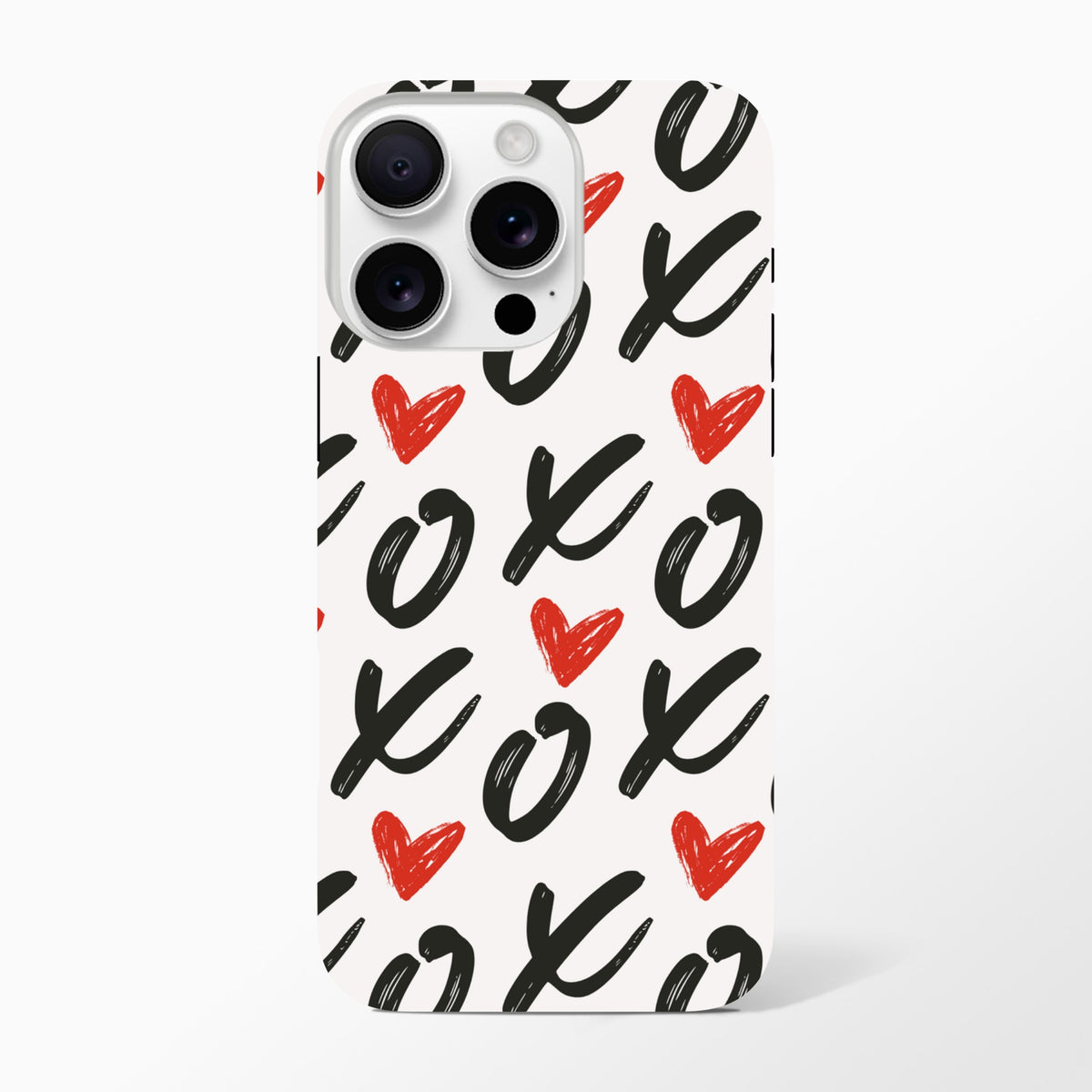 Durable dual‑layer iPhone case with minimalist Love artwork