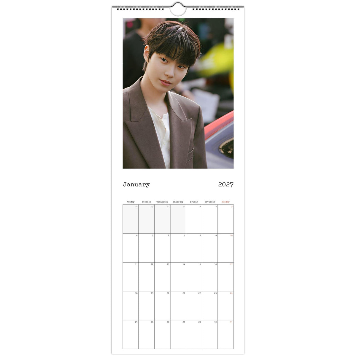 Hwang In‑youp calendar January photo