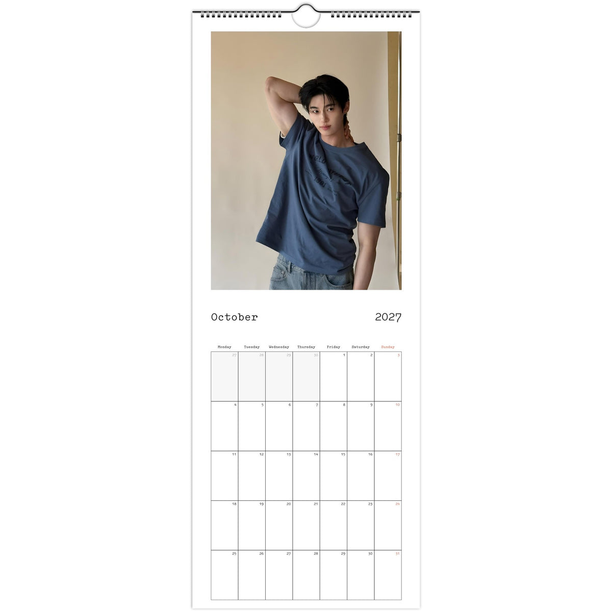 Byeon Woo‑seok calendar October photo