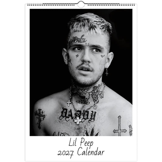 Lil Peep 2027 calendar cover