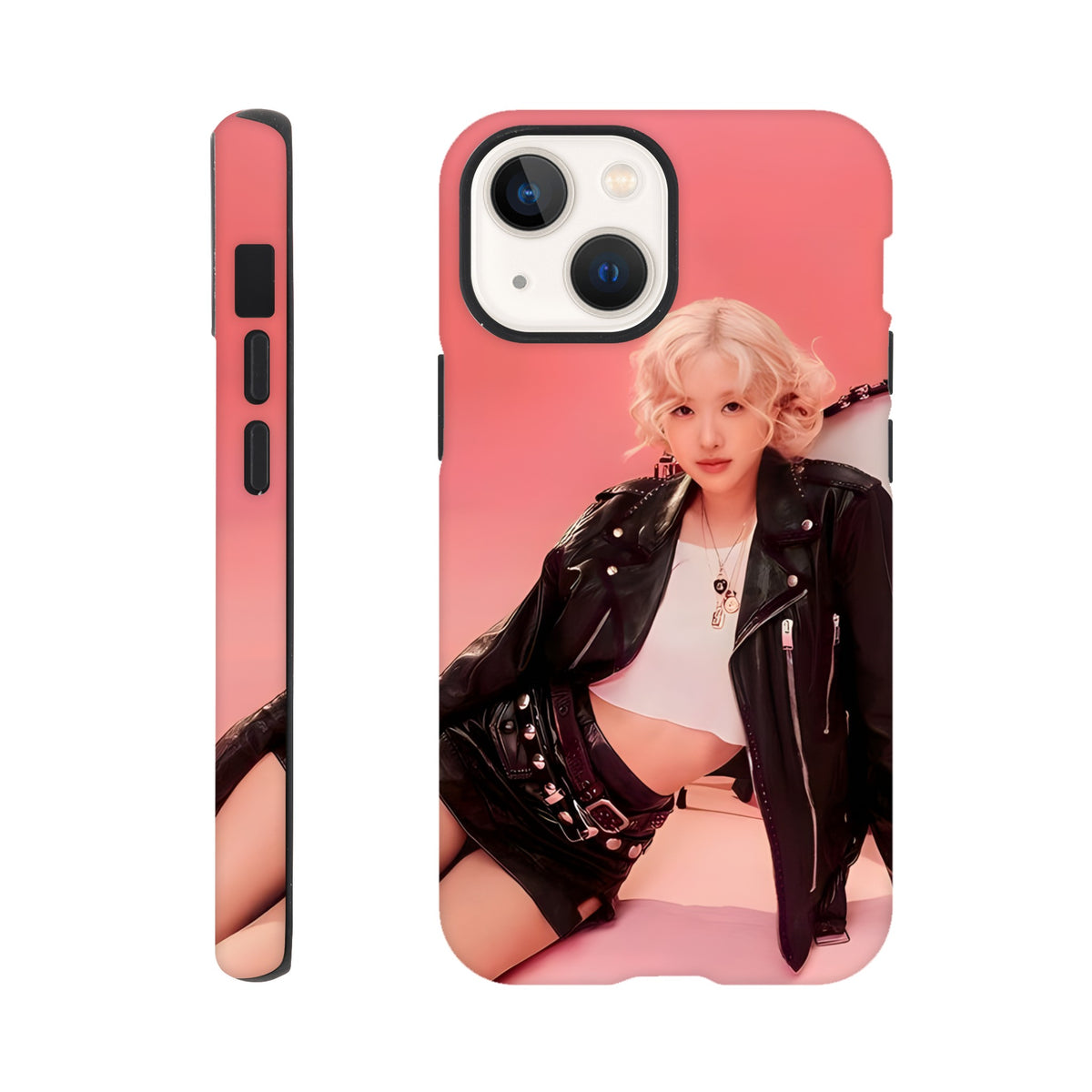 Rosé Blackpink aesthetic iPhone case with tough shell
