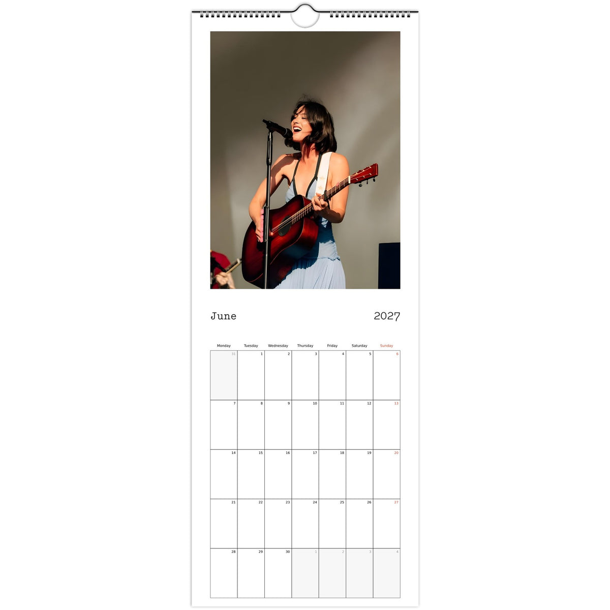 June Gracie Abrams Calendar photo 