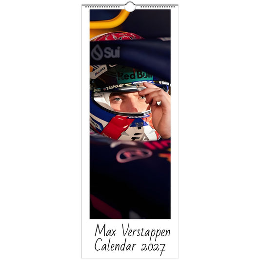 Max Verstappen 2027 calendar cover