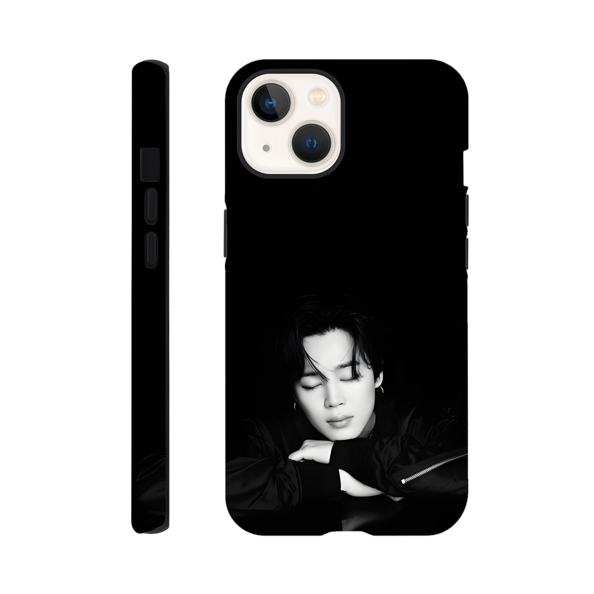 Jimin iPhone tough case with glossy premium finish