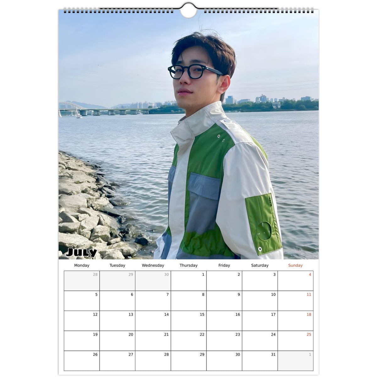 Nam Yoon‑su calendar July photo