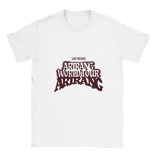 White BTS Arirang 2026 Las Vegas 26 t‑shirt