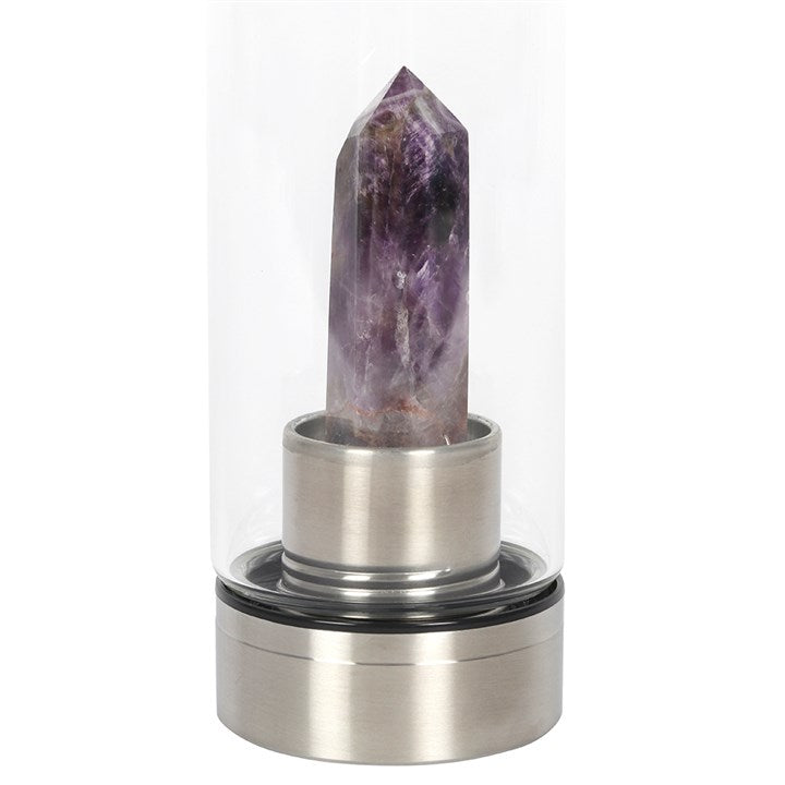 Amethyst wellness hydration bottle