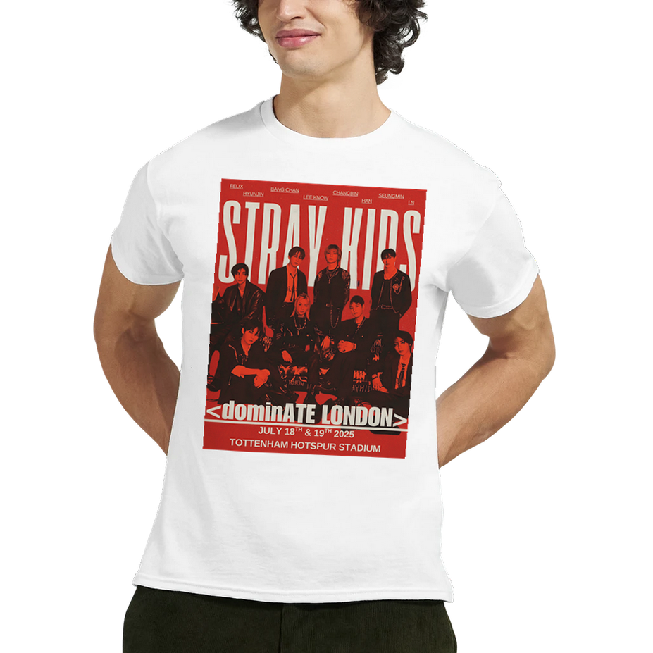 Stray Kids fan T‑shirt in black