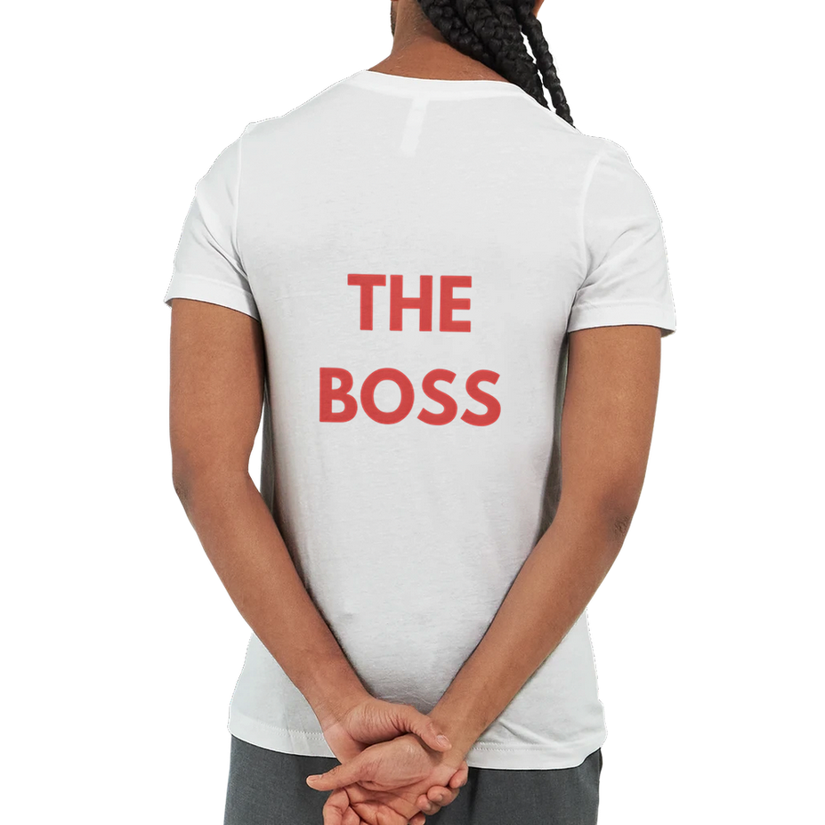 The Boss graphic T‑shirt black or white