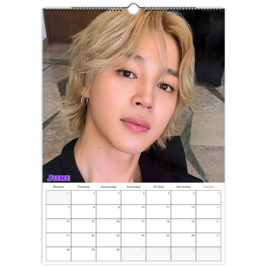 BTS Jimin Calendar June portrait