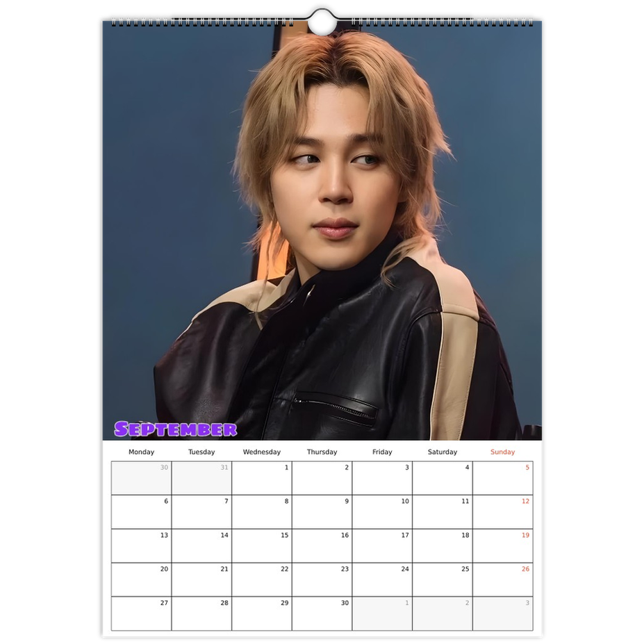 BTS Jimin Calendar September portrait
