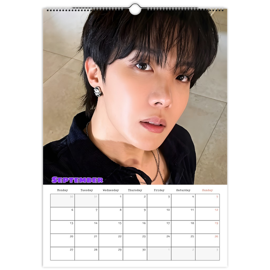 BTS J‑Hope Calendar September portrait
