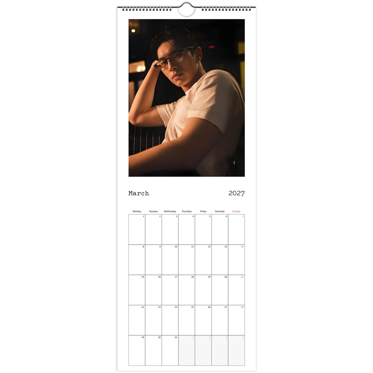 Lee Chae‑min calendar March photo