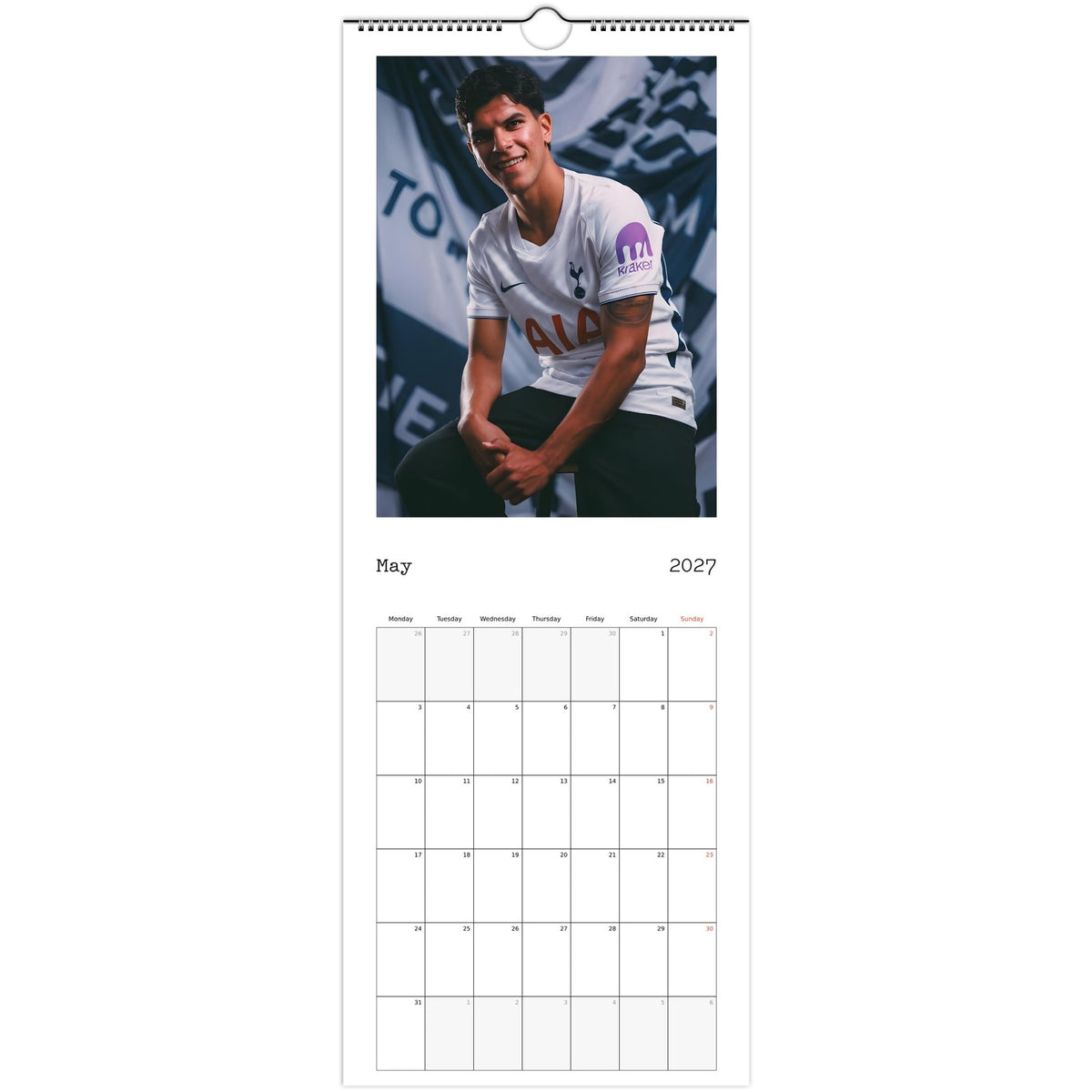 Tottenham calendar May photo