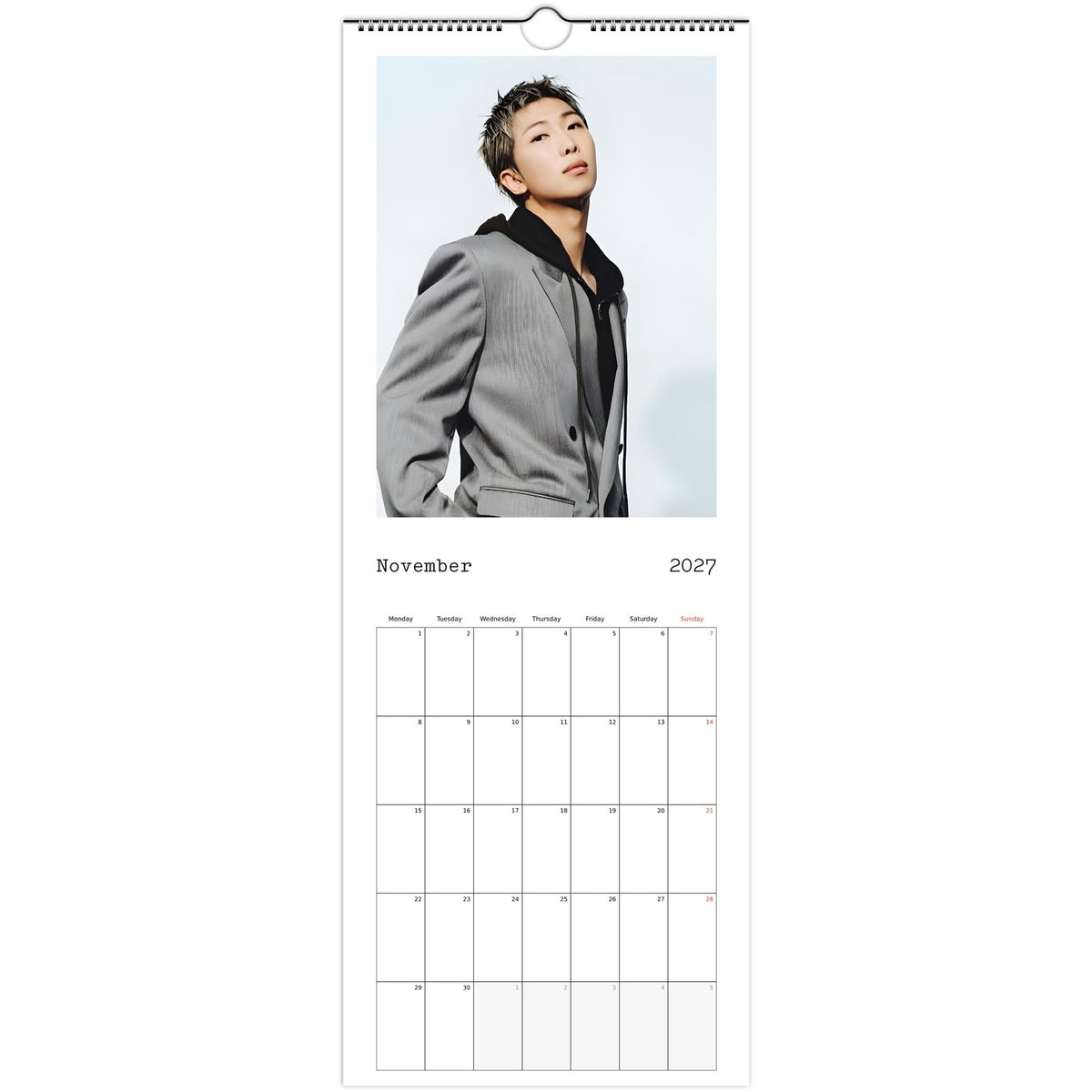 RM Calendar 2027 November photo