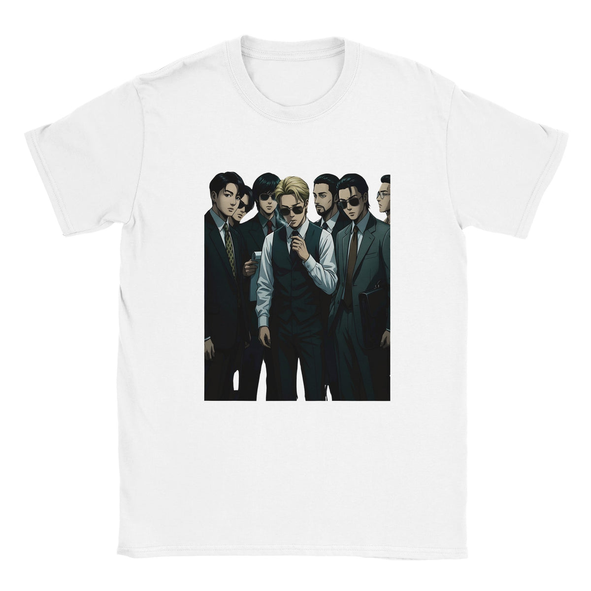 BTS 2.0 single design T‑shirt white front