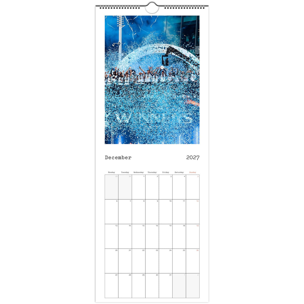Tottenham calendar December photo