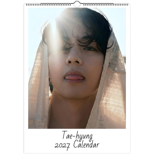 BTS Taehyung 2027 calendar cover