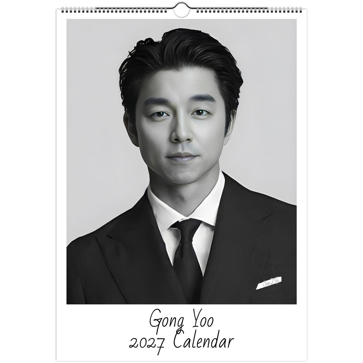 Gong Yoo 2027 A3 wall calendar front cover