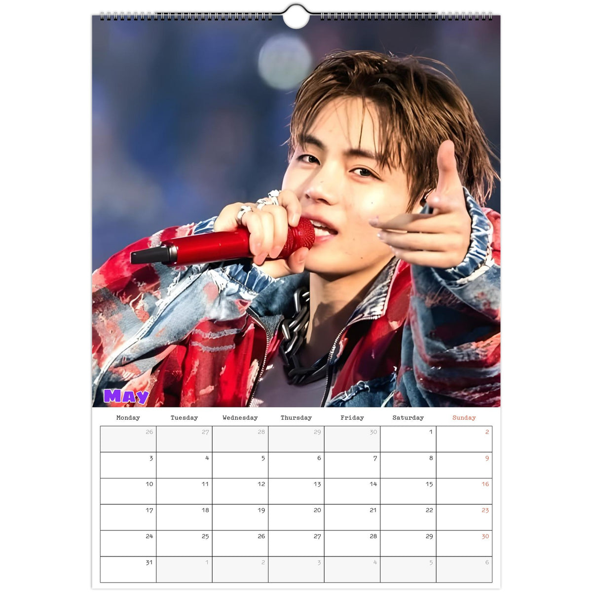 BTS V May ARIRANG Calendar 2027 photo
