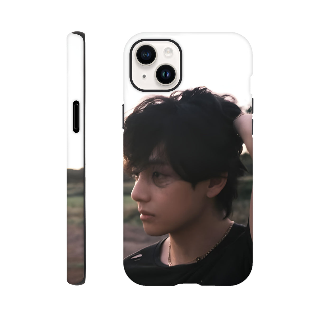 BTS V tough case with anti‑scratch coating