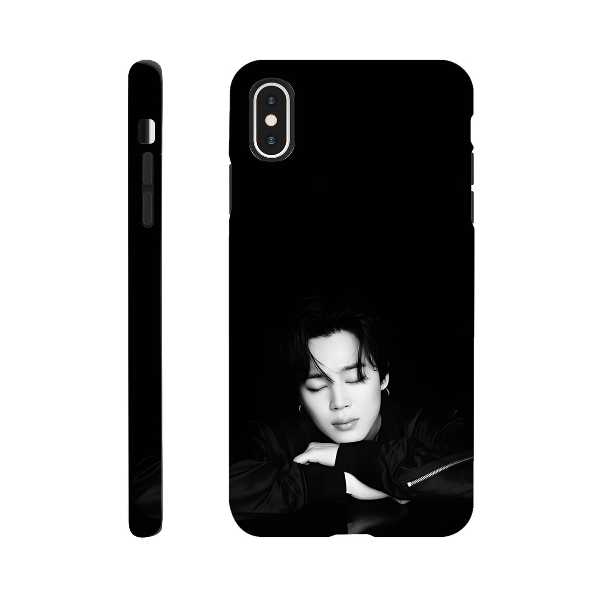 Aesthetic BTS Jimin protective iPhone case with tough build