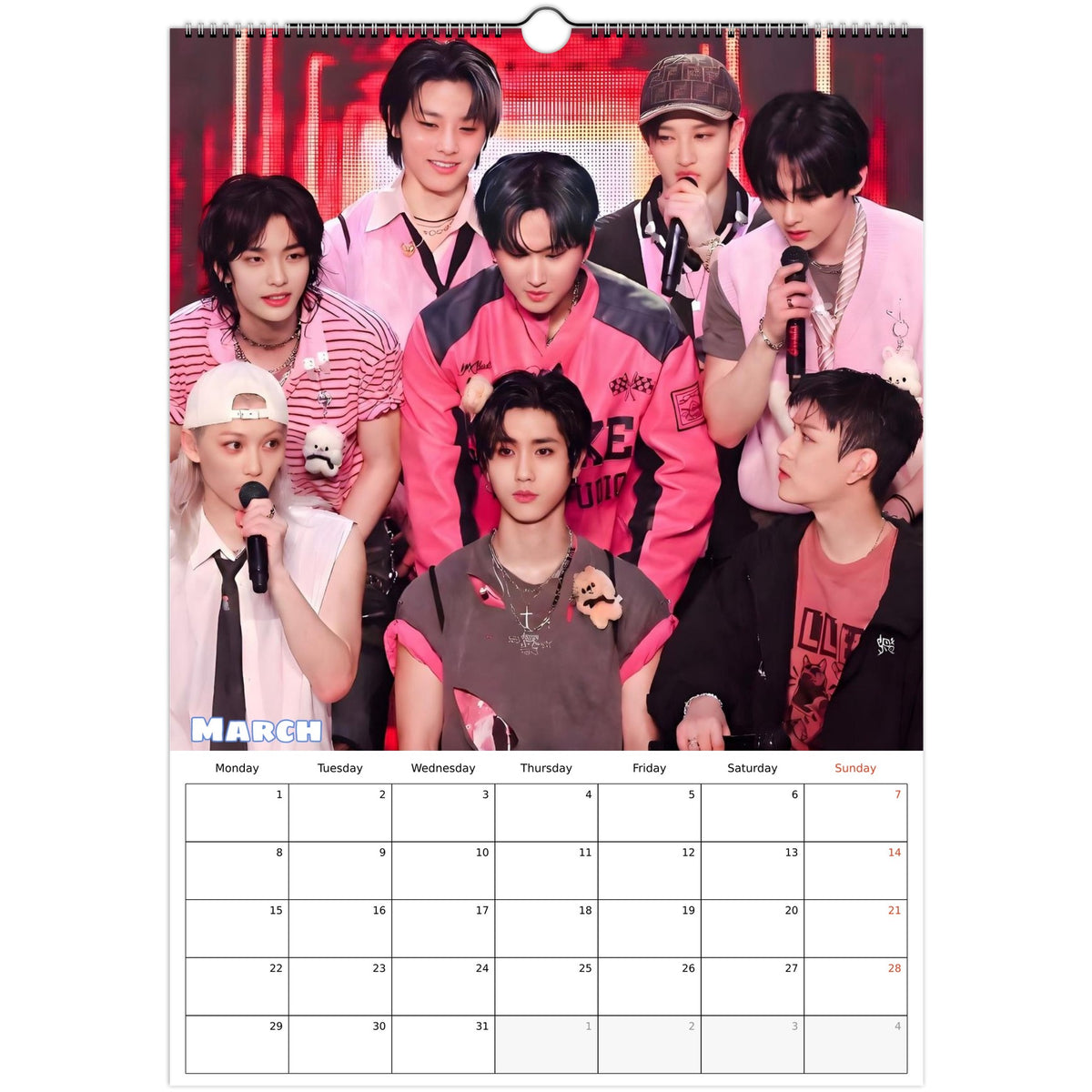 Stray Kids calendar 2027 March photo