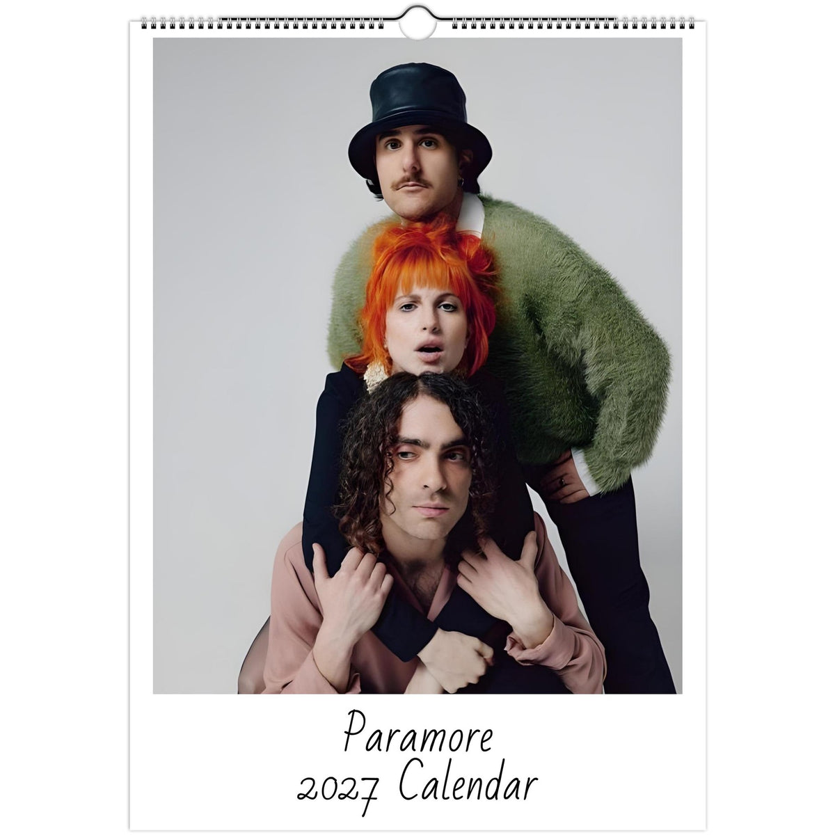 Paramore 2027 calendar cover