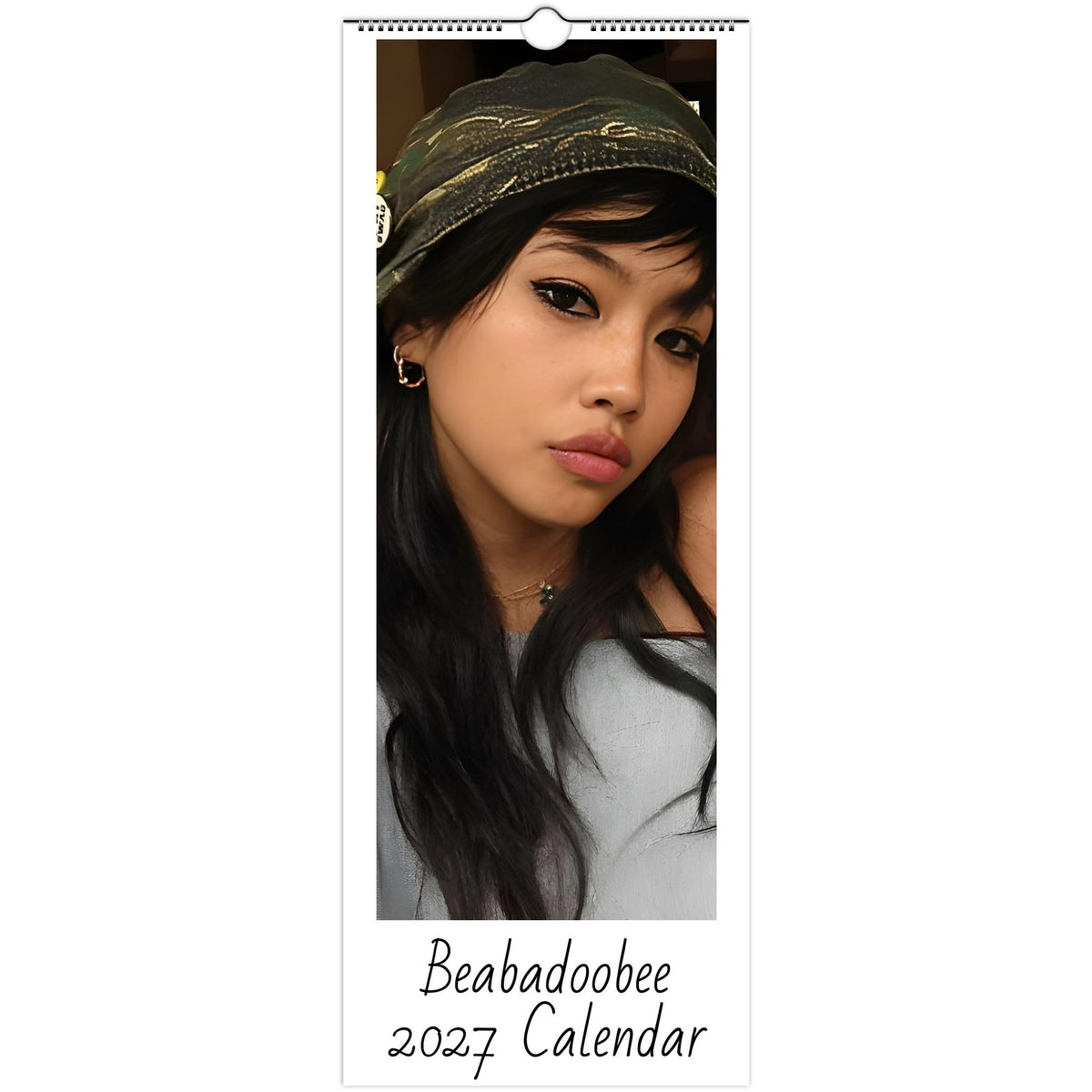 Beabadoobee 2027 slim wall calendar cover