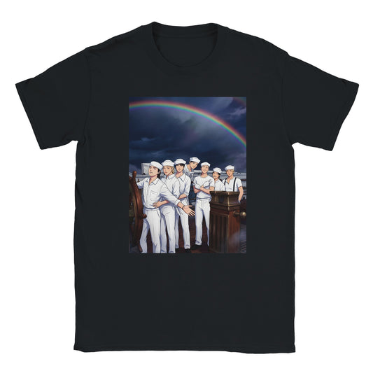 BTS Swim single graphic T‑shirt with world tour back print